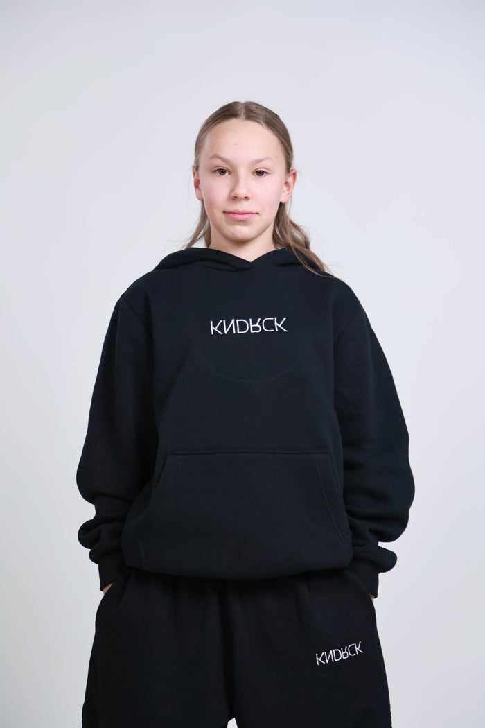 KNDRCK otroški črn kapucar