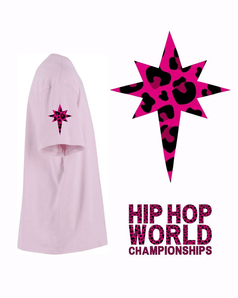 PLAC SVETOVC pink kratka majica + hot pink print