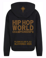 PLAC SVETOVC črn hoodie + leo print