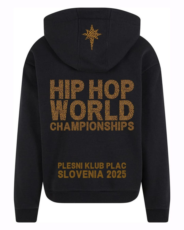 PLAC SVETOVC črn hoodie + leo print