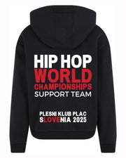 PLAC SVETOVC črn hoodie - support team
