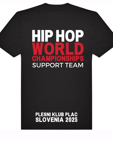 PLAC SVETOVC črna kratka majica - support team