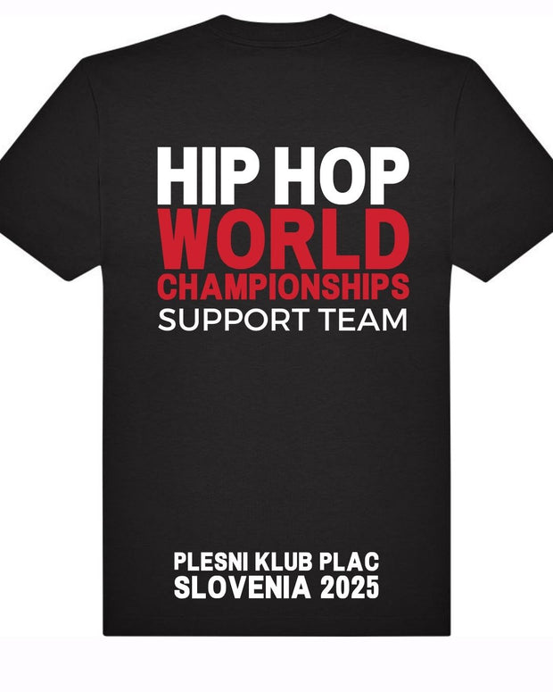 PLAC SVETOVC črna kratka majica - support team