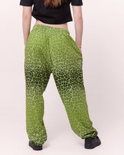 KNDRCK unikat joggerke - Green leopard