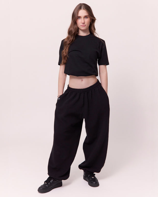 KNDRCK oversized joggerke - Black