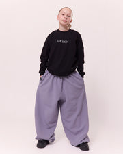 KNDRCK OTROŠKE oversized joggerke - lavender