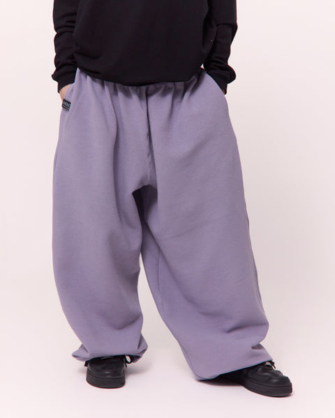 KNDRCK OTROŠKE oversized joggerke - lavender