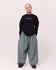 KNDRCK OTROŠKE oversized joggerke - mint