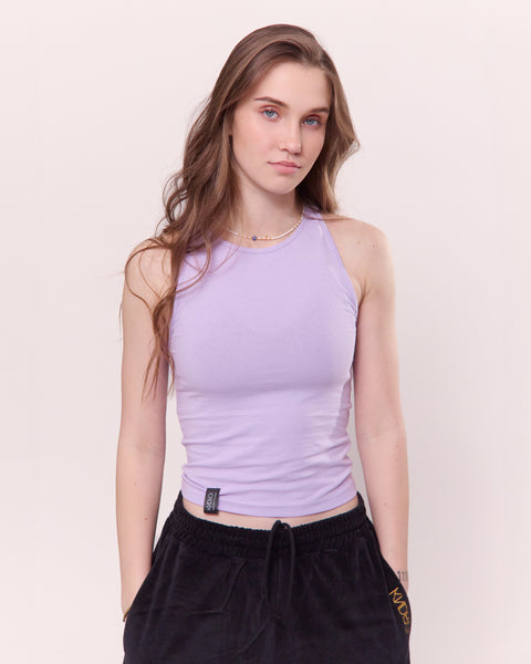 KNDRCK - lavender top brez rokavov