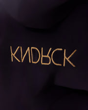 KNDRCK otroški pliš kapucar - black gold
