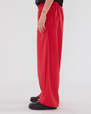 Kndrck red leather hlače
