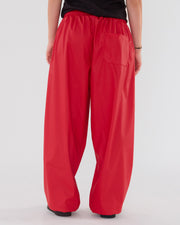 Kndrck red leather hlače