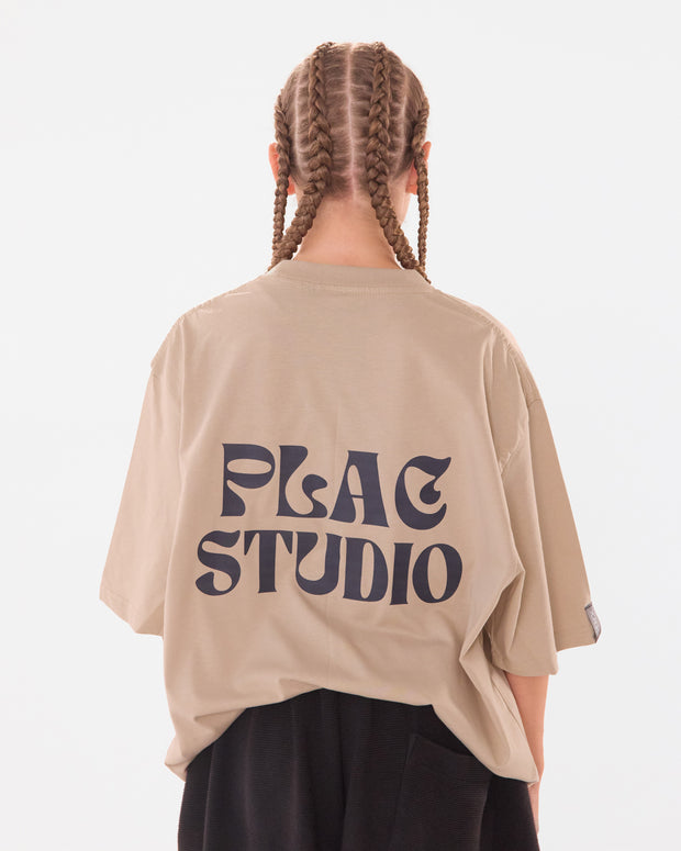 Plac studio majica - bež