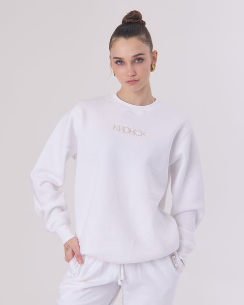 KNDRCK pulover - krem