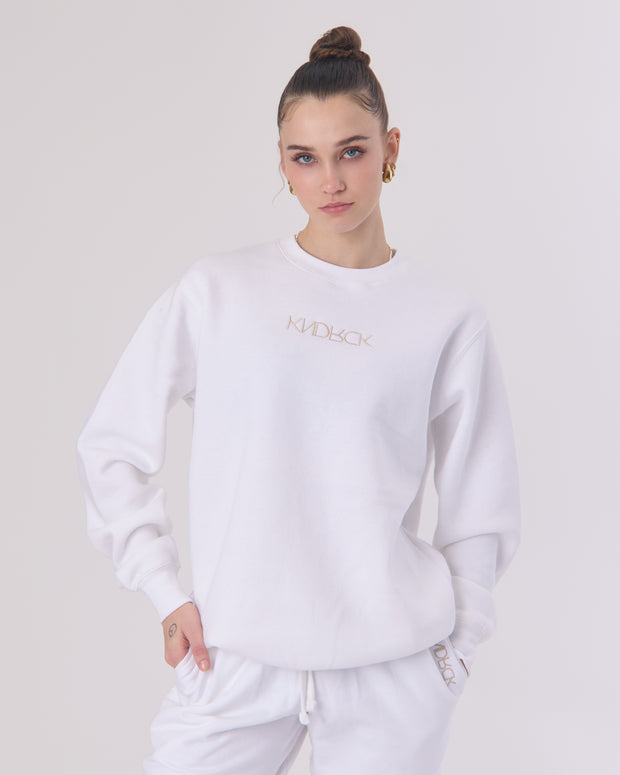 KNDRCK pulover - krem