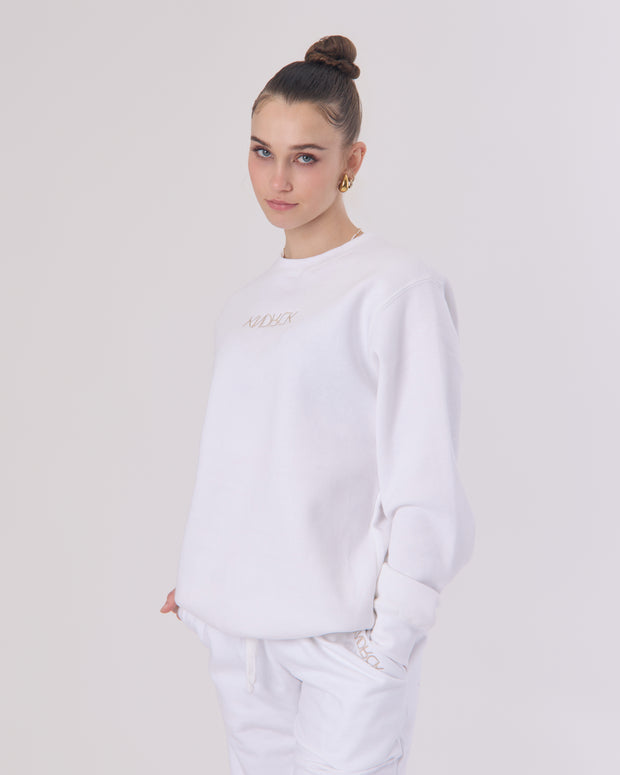 KNDRCK pulover - krem