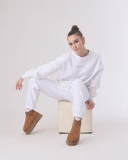 KNDRCK pulover - krem