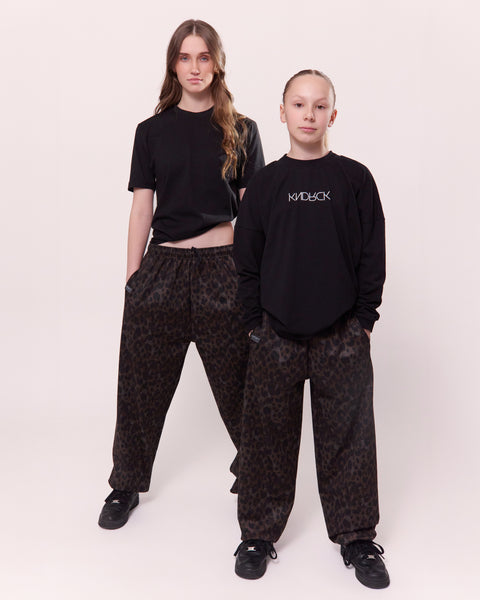 KNDRCK unikat joggerke - Black Puma